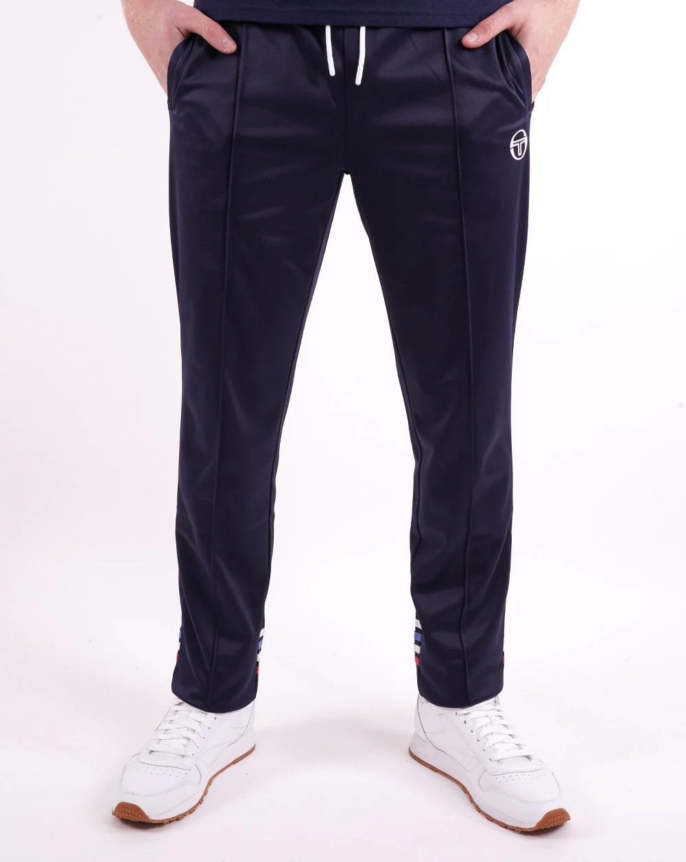 Sergio Tacchini Multi Stripe Track Pants Navy Blue - Image 3
