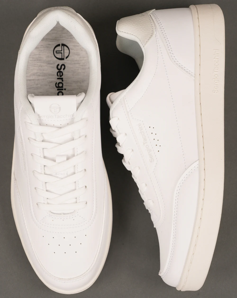 Sergio Tacchini New Action LTX Trainers Total White - Image 4