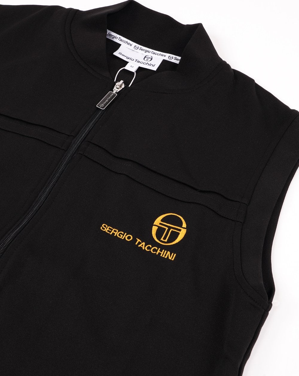 Sergio Tacchini New Young Line Sleeveless Track Black/Gold - Image 2