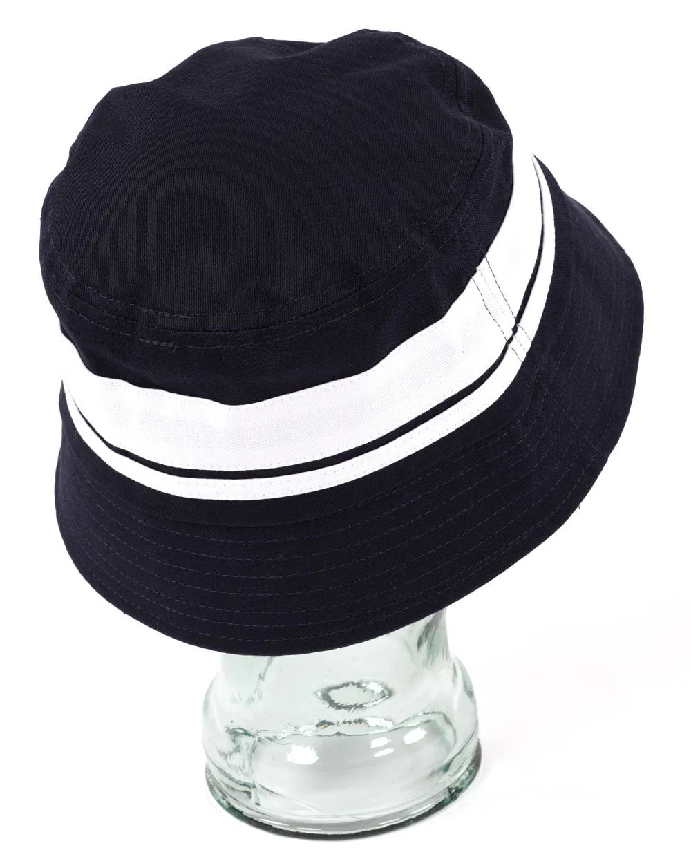 Sergio Tacchini Newsford Bucket Hat Navy Blue/Gardenia - Image 2