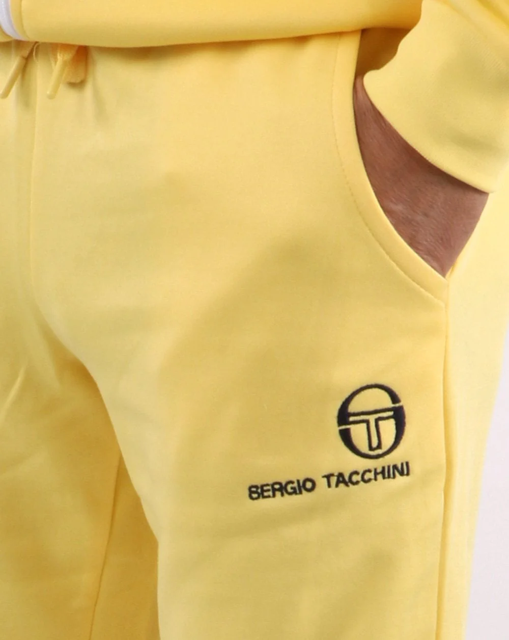 Sergio Tacchini Orion Cuffed Track Pants Yellow - Image 2