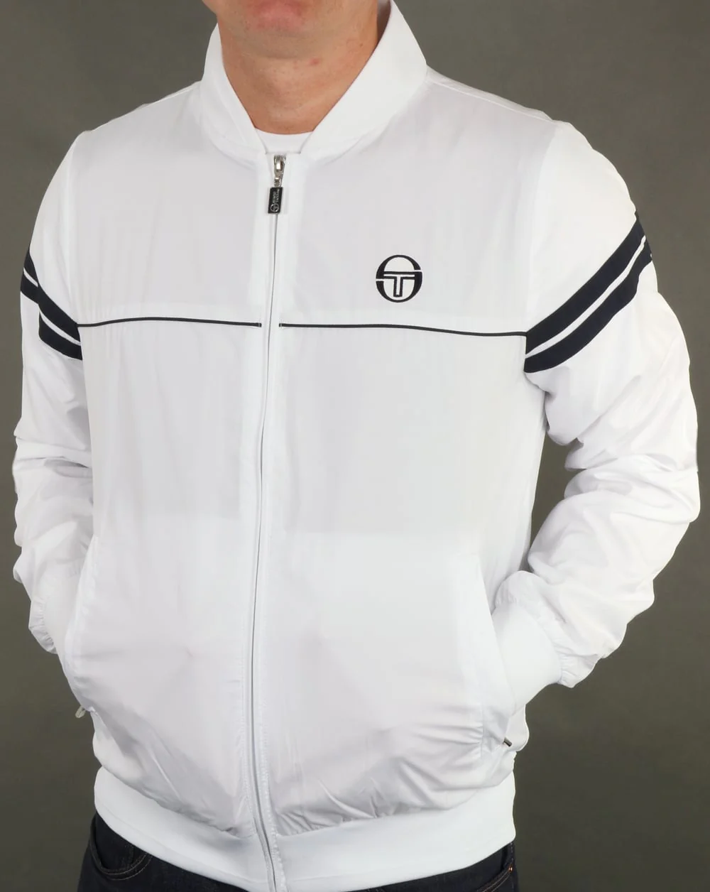 Sergio Tacchini Orion Jacket White - Image 4
