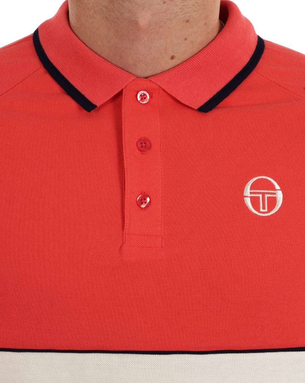 Sergio Tacchini Orion Polo Shirt Dubarry/Gardenia - Image 2