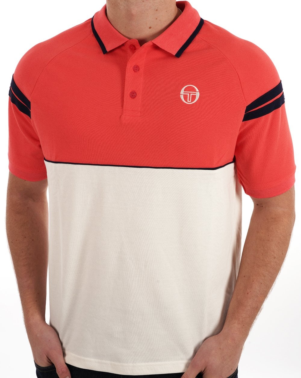 Sergio Tacchini Orion Polo Shirt Dubarry/Gardenia - Image 3