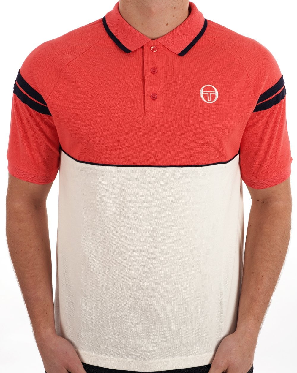 Sergio Tacchini Orion Polo Shirt Dubarry/Gardenia - Image 4