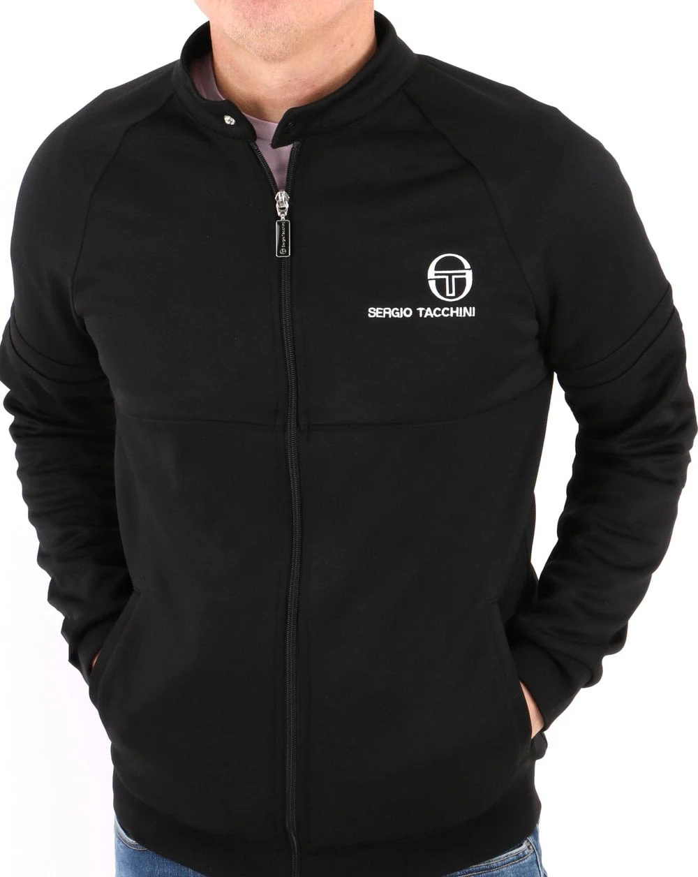 Sergio Tacchini Orion Track Top Black - Image 2