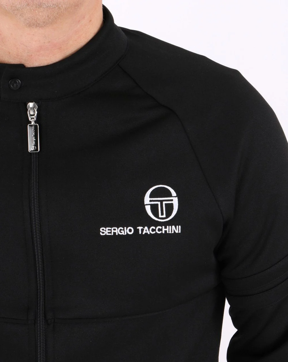Sergio Tacchini Orion Track Top Black - Image 4