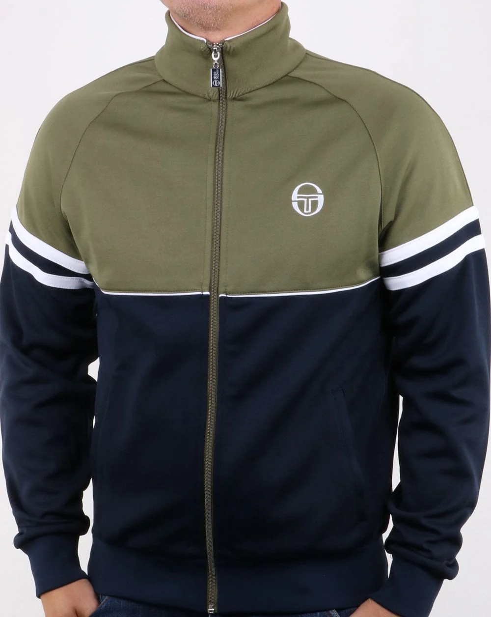 Sergio Tacchini Orion Track Top Navy/Olive