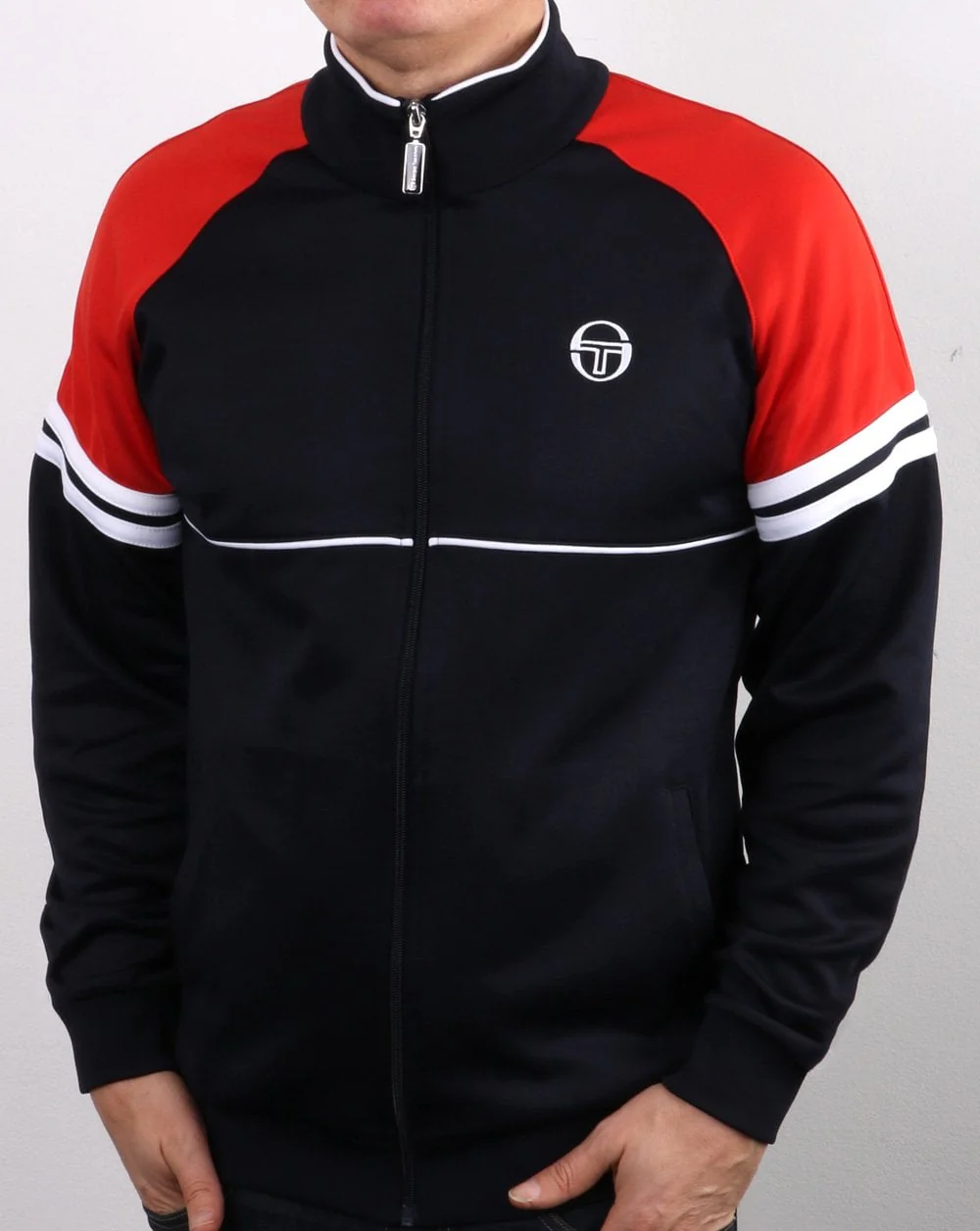 Sergio Tacchini Orion Track Top Navy/Red