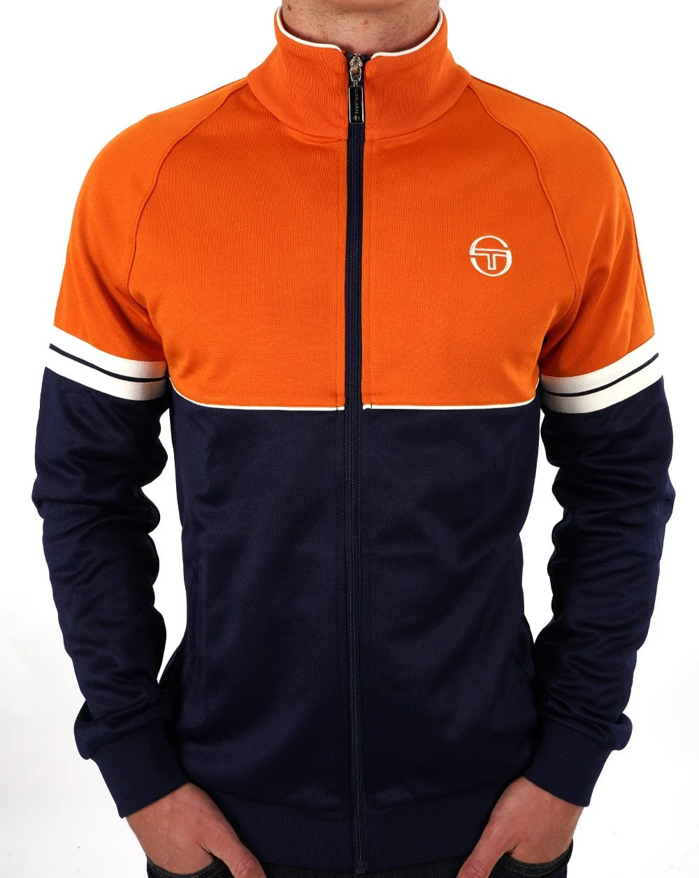 Sergio Tacchini Orion Track Top Orange / Navy