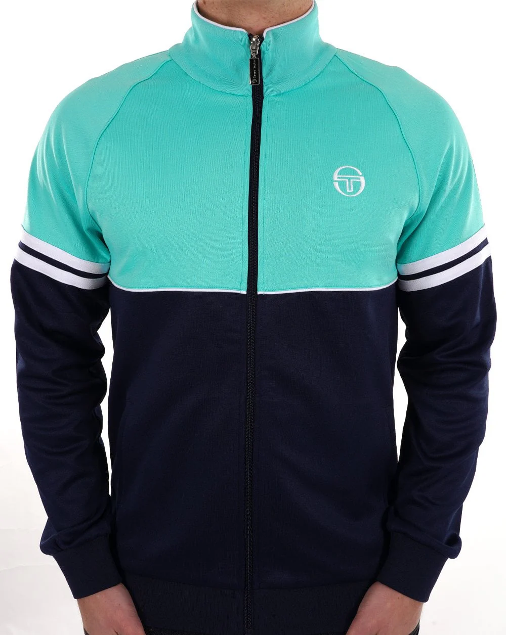 Sergio Tacchini Orion Track Top Pool Blue Navy