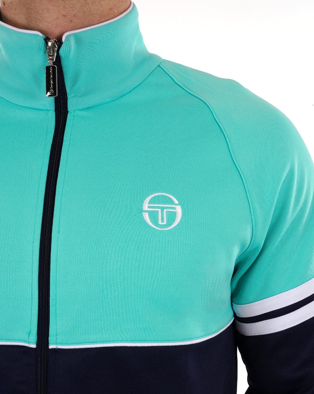 Sergio Tacchini Orion Track Top Pool Blue Navy - Image 2