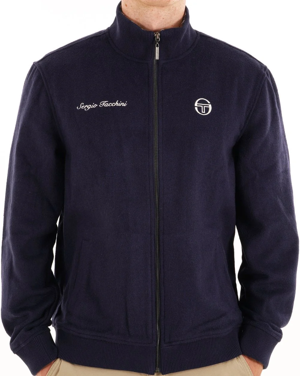 Sergio Tacchini Jacket Navy check inner - Image 3