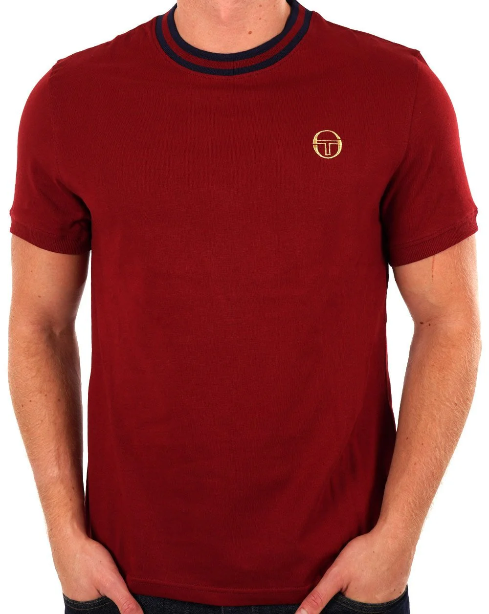Sergio Tacchini Rainer T Shirt Deep Red