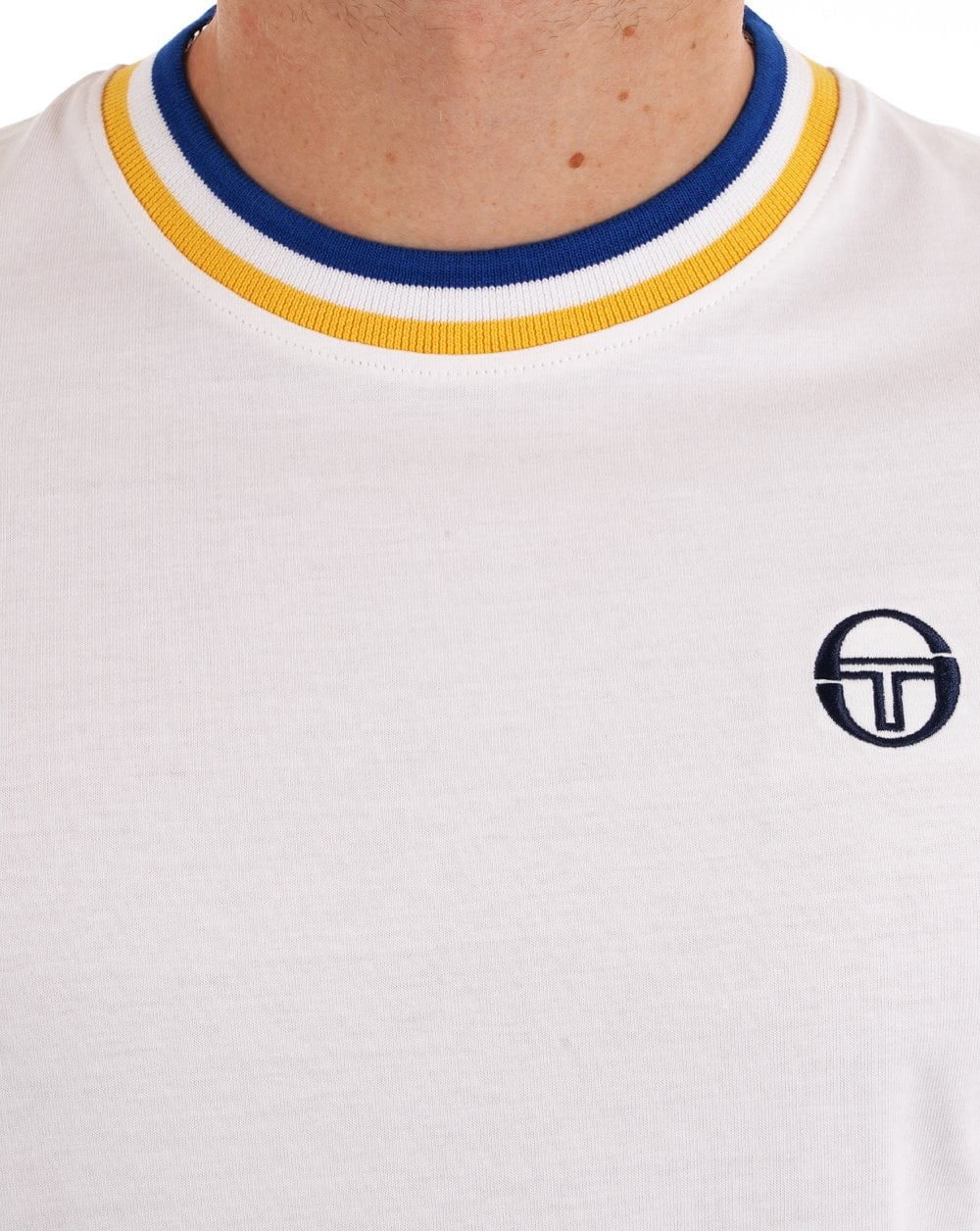 Sergio Tacchini Rainer T Shirt White - Image 3