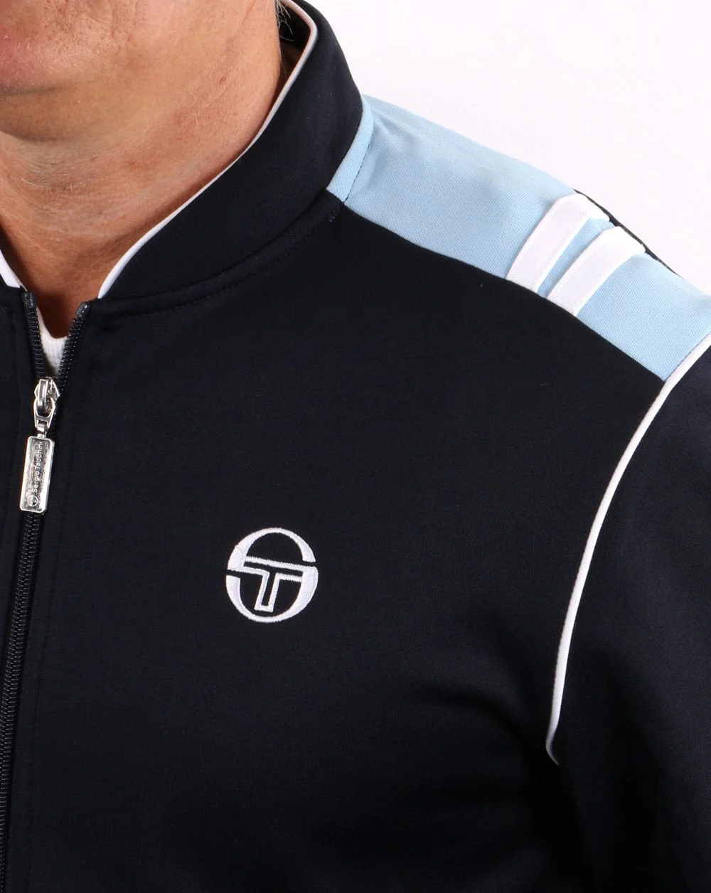 Sergio Tacchini Sammy Track Top Navy/Sky Blue - Image 2