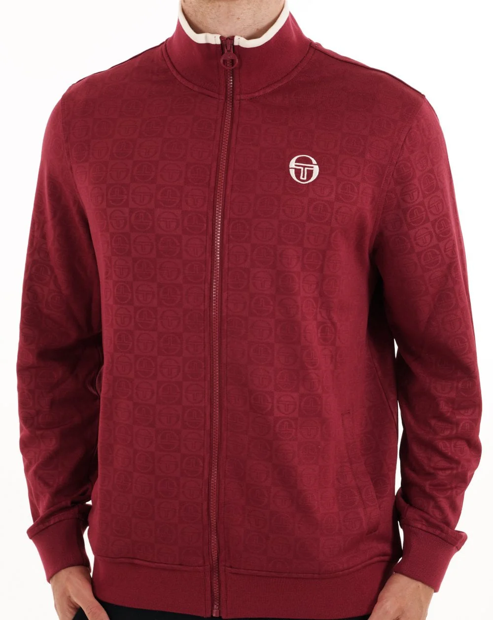 Sergio Tacchini Santoro Track Top Rhubarb - Image 3