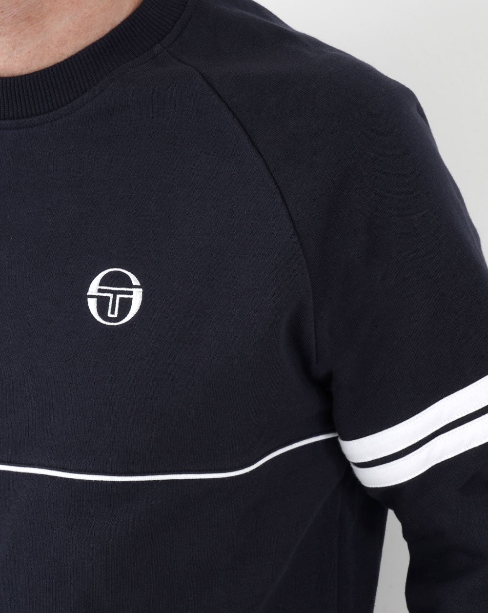 Sergio Tacchini Star Sweatshirt Navy - Image 2