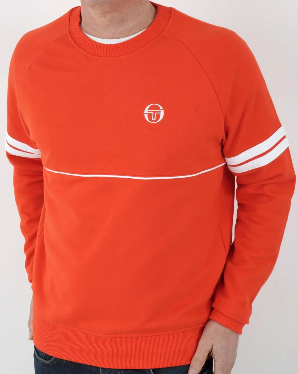 Sergio Tacchini Star Sweatshirt Orange - Image 3