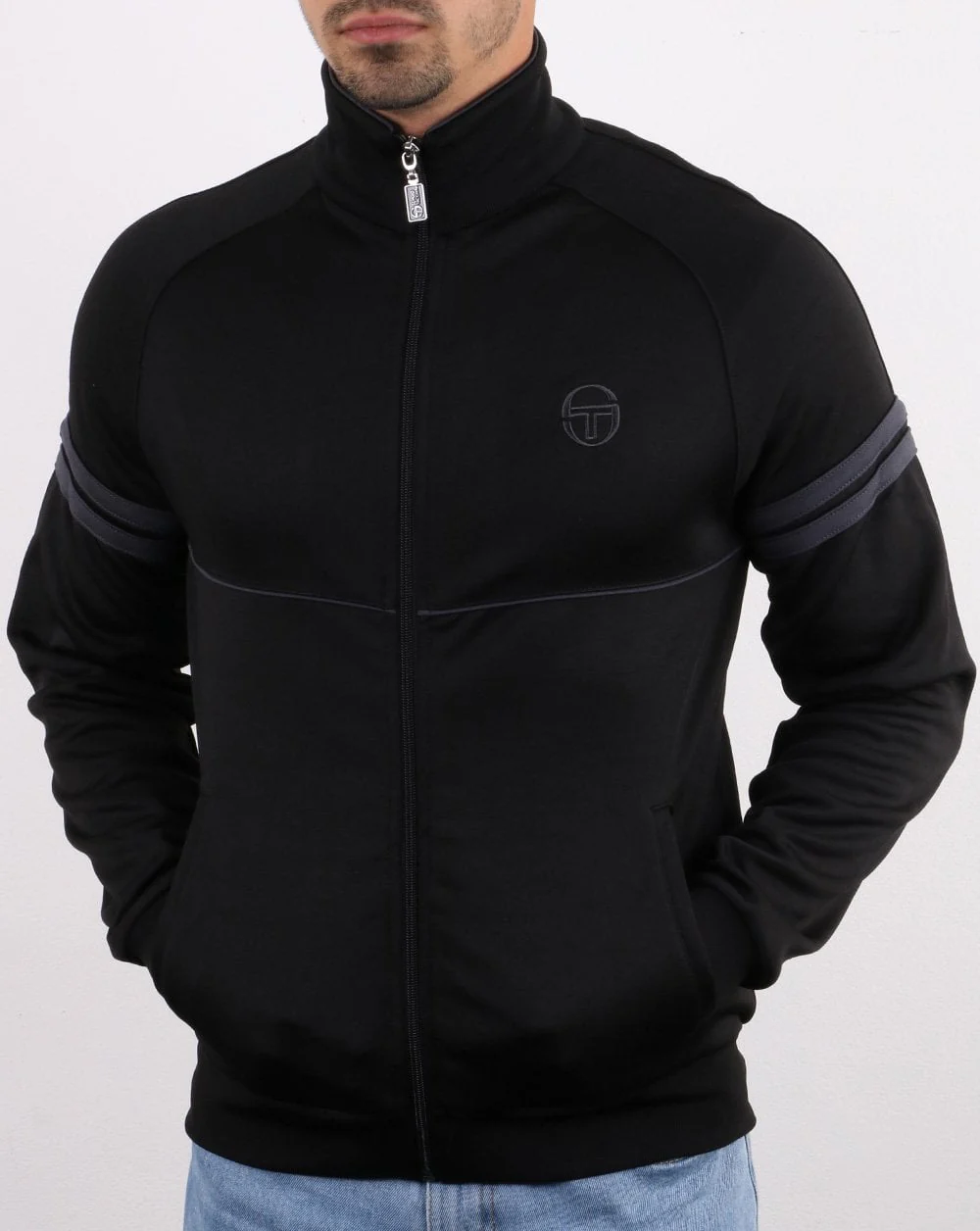 Sergio Tacchini Star Track Top Black - Image 3