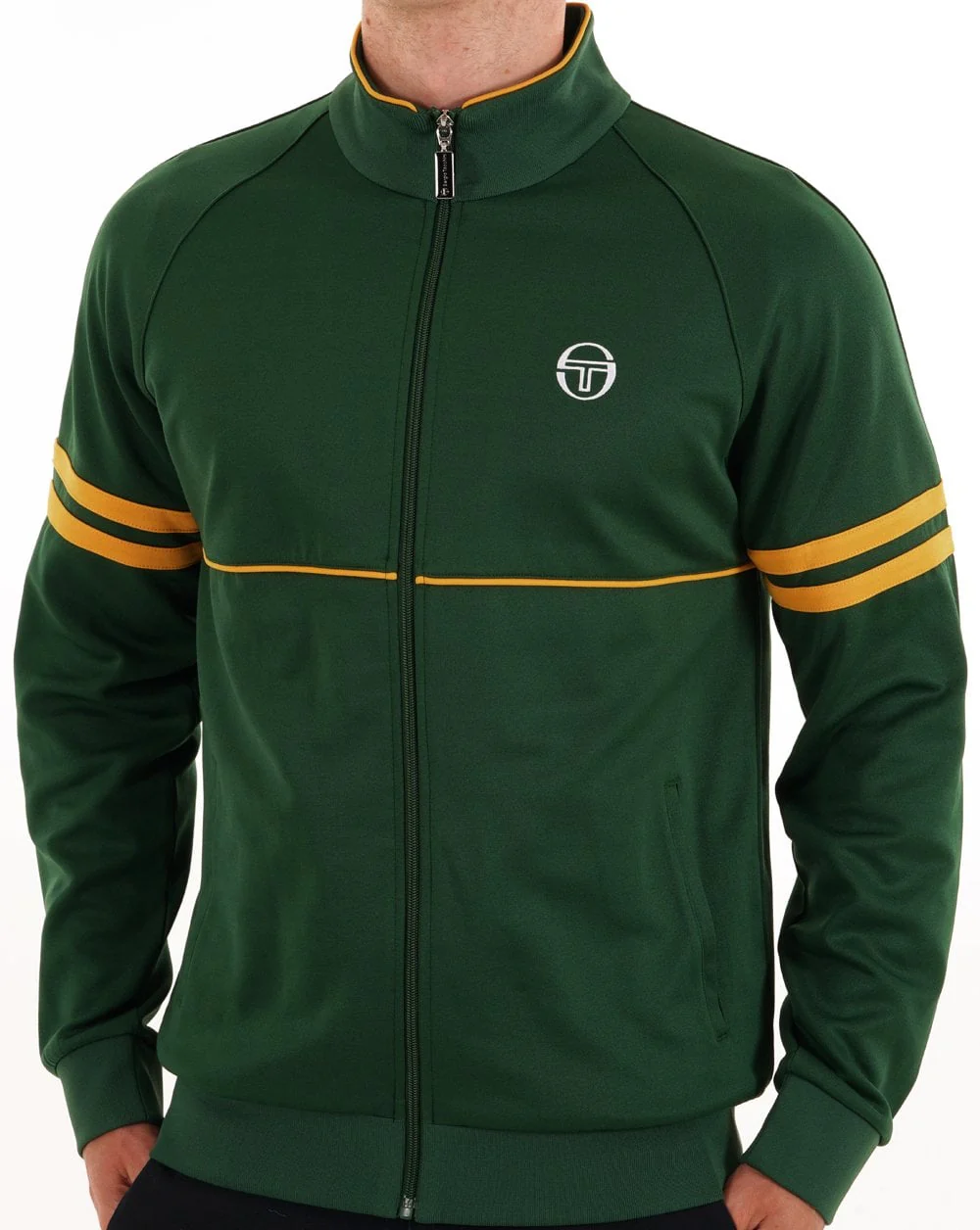 Sergio Tacchini Star Track Top Green/Gold - Image 2