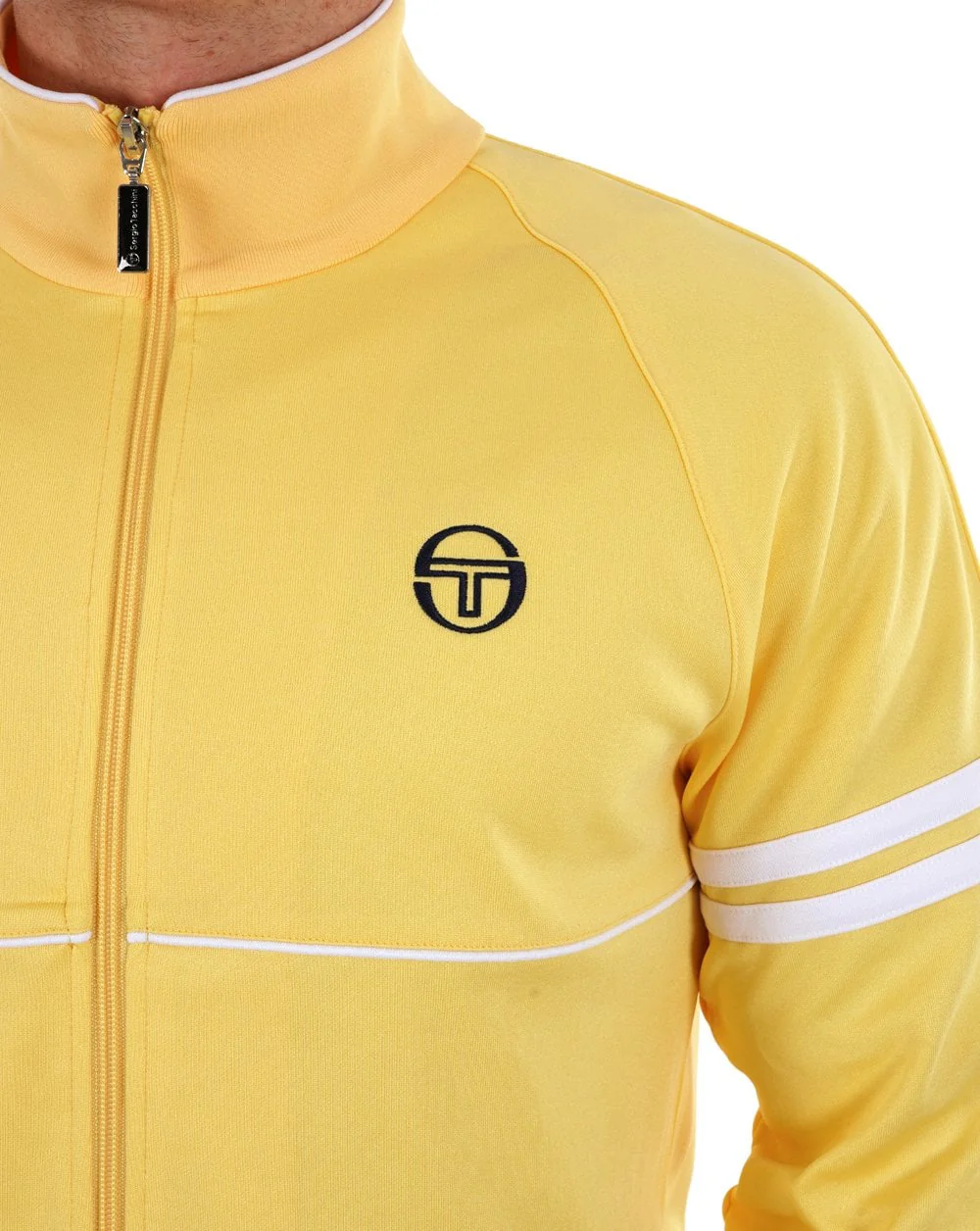 Sergio Tacchini Star Track Top Lemon/White - Image 3