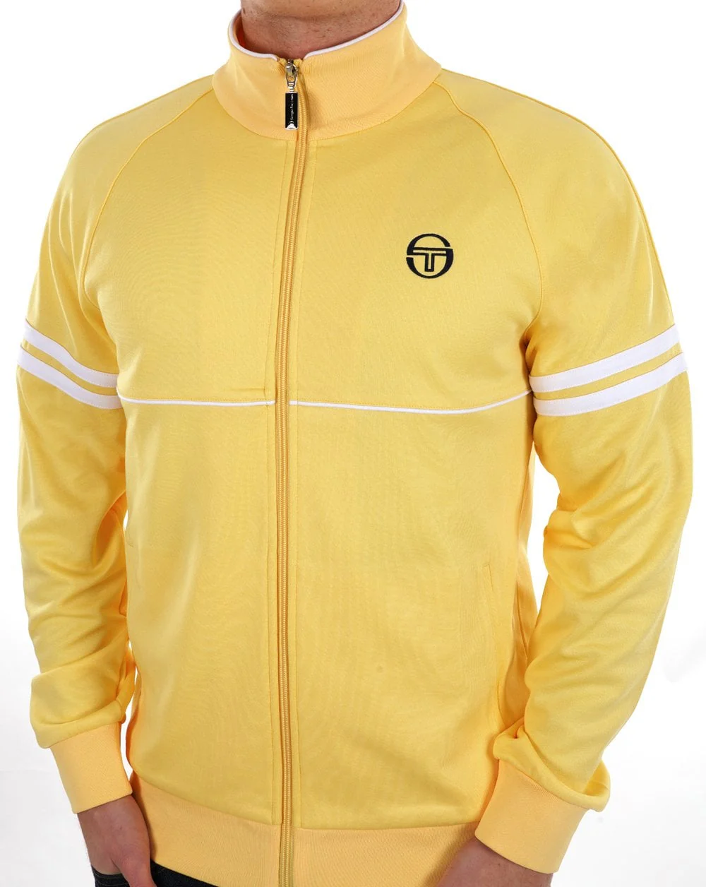 Sergio Tacchini Star Track Top Lemon/White - Image 4