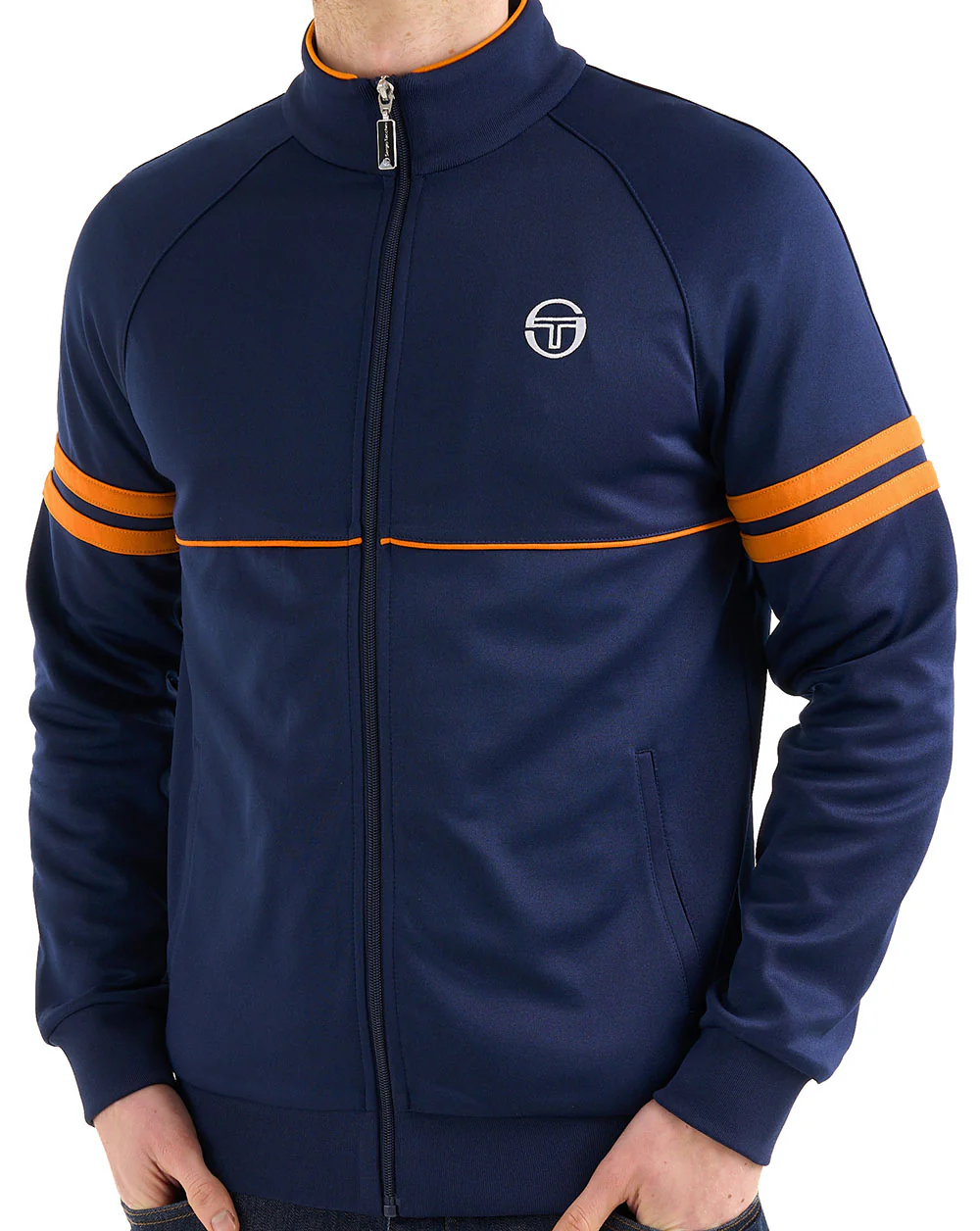 Sergio Tacchini Star Track Top Navy Blue/Orange - Image 2