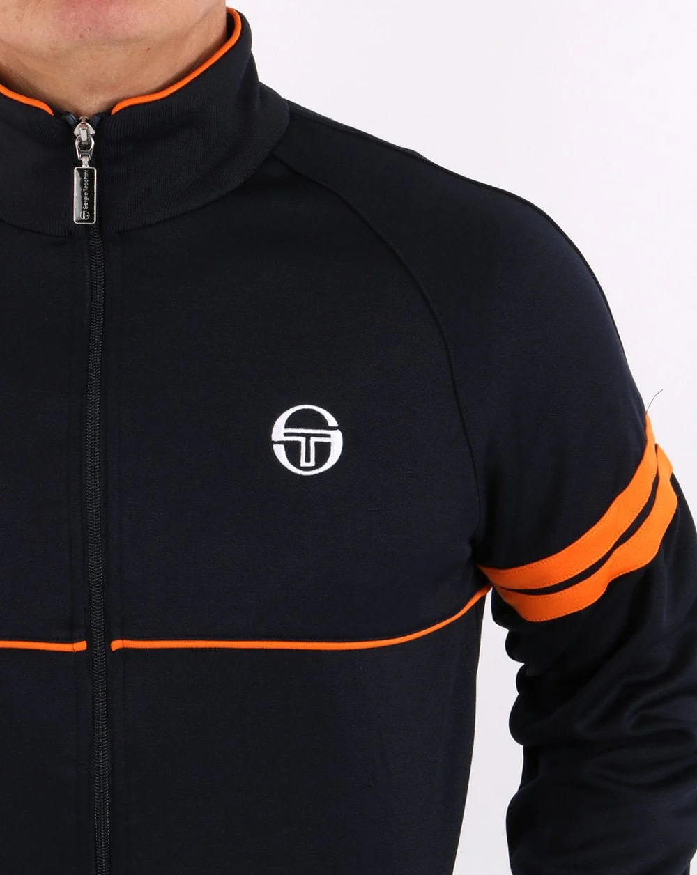 Sergio Tacchini Star Track Top Navy/Orange - Image 2