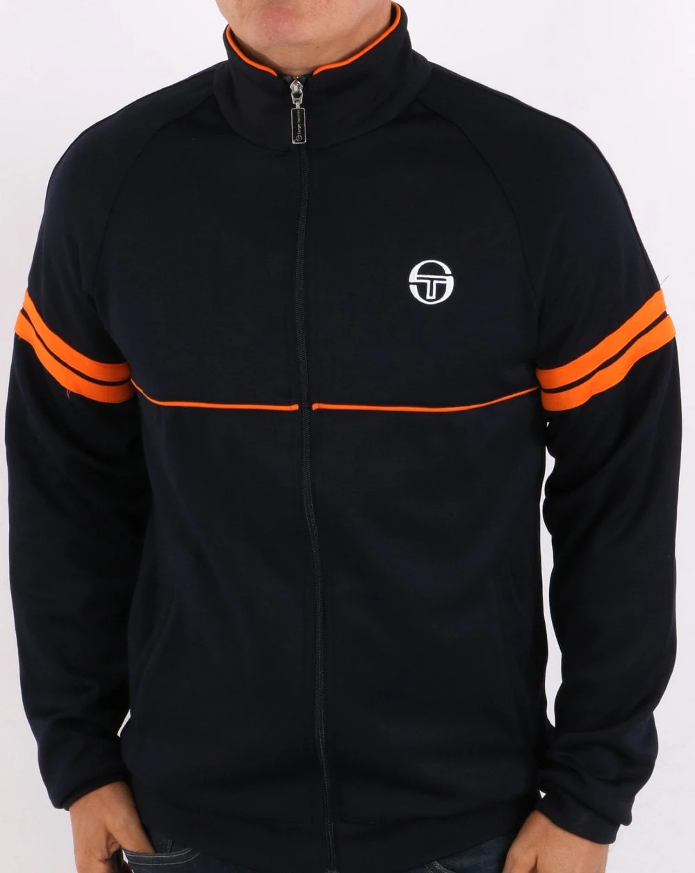 Sergio Tacchini Star Track Top Navy/Orange - Image 4