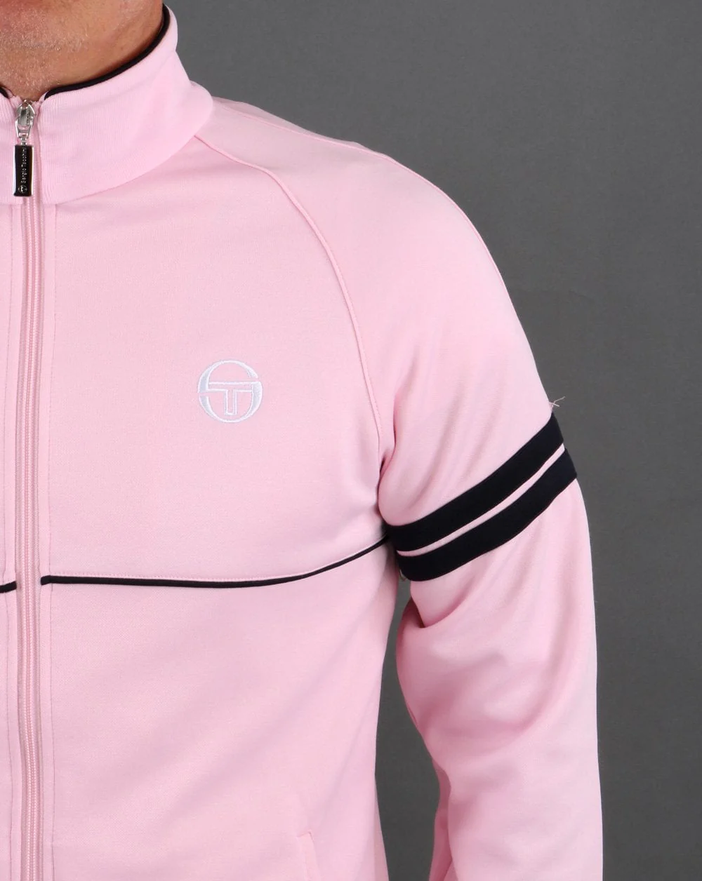 Sergio Tacchini Star Track Top Pink/Navy - Image 2