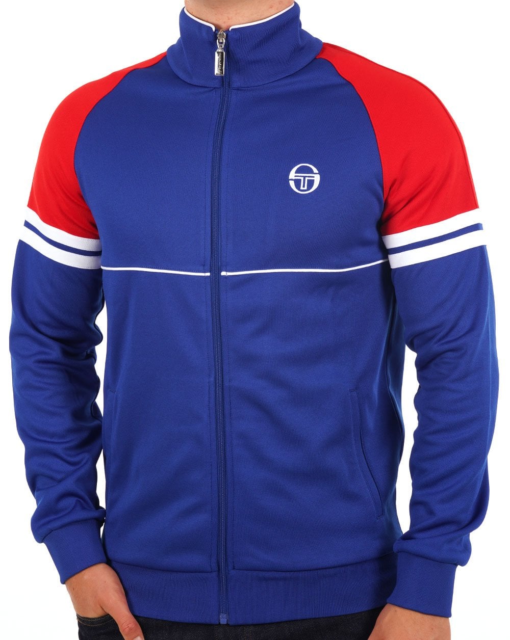 Sergio Tacchini Star Track Top Royal Blue/Dark Red