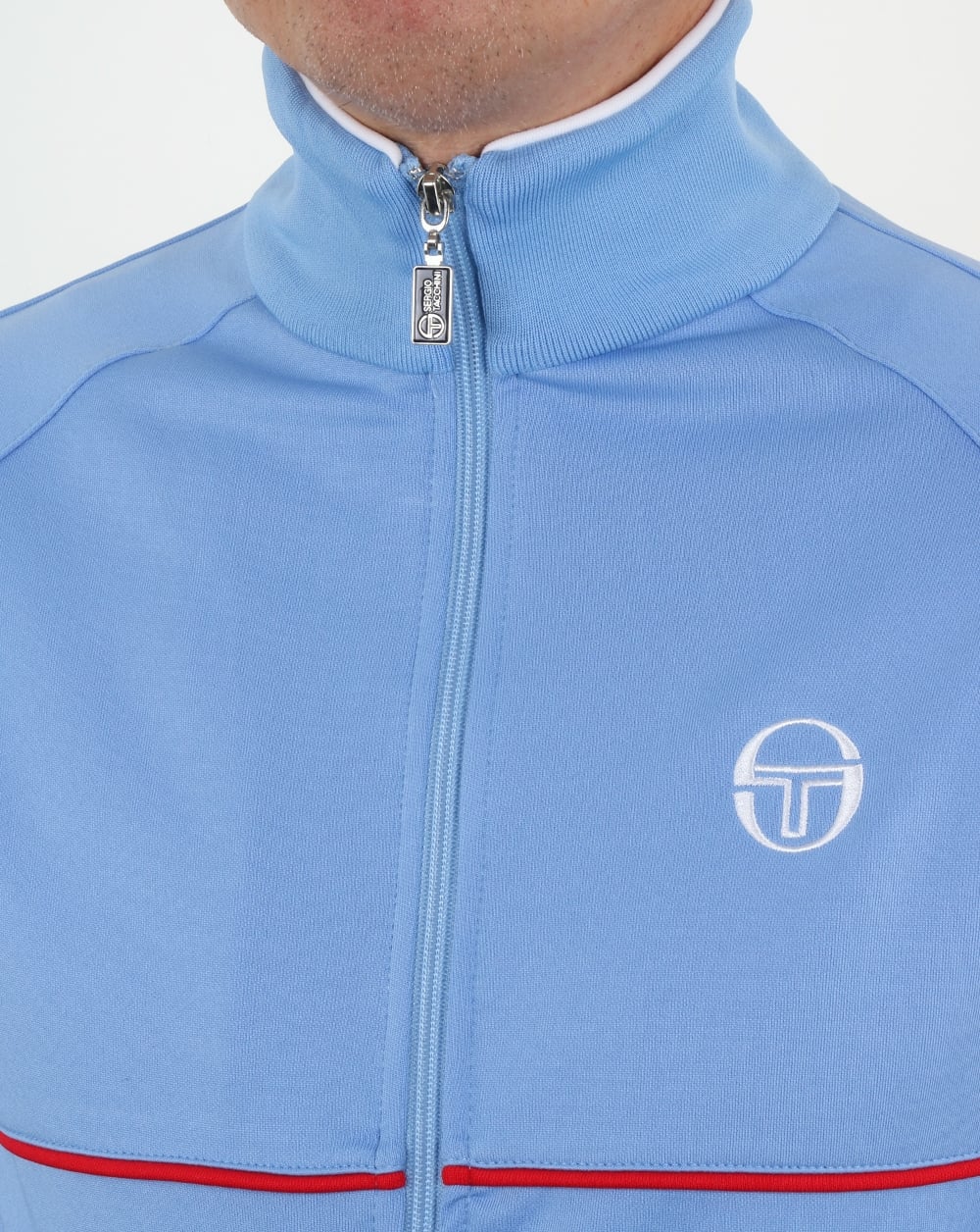 Sergio Tacchini Star Track Top Sky Blue/Red - Image 2