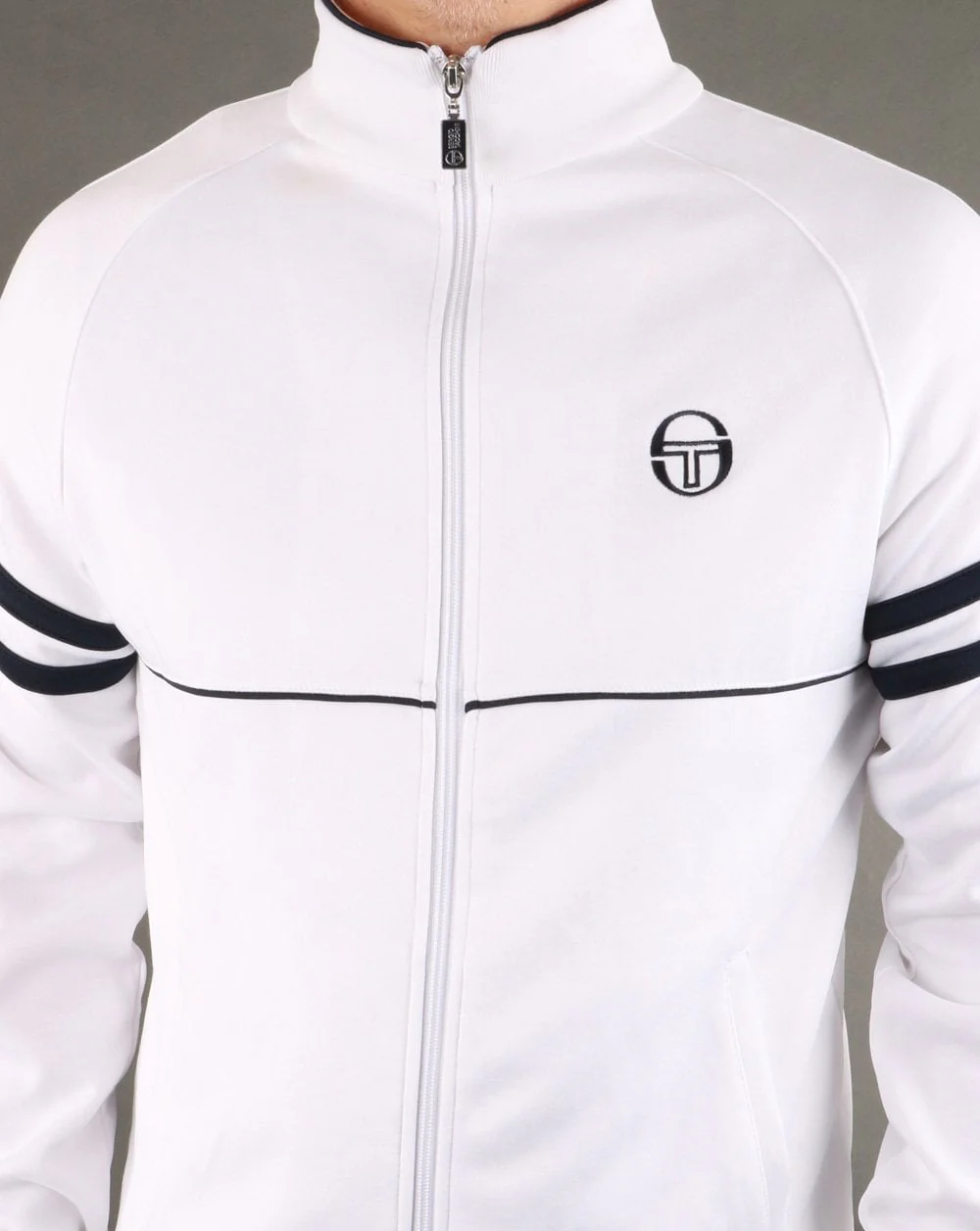 Sergio Tacchini Star Track Top White - Image 4