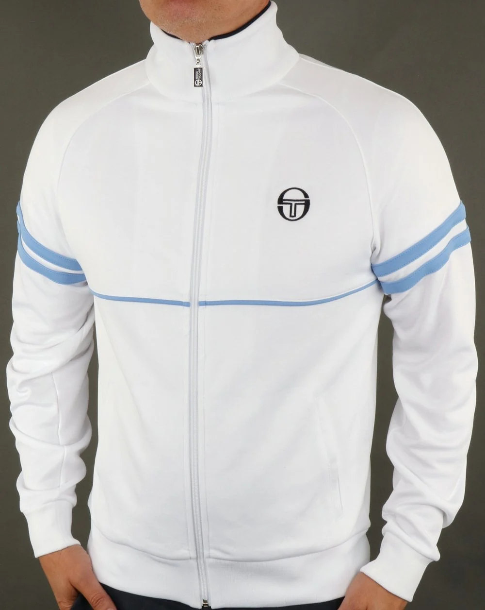 Sergio Tacchini Star Track Top White/Sky