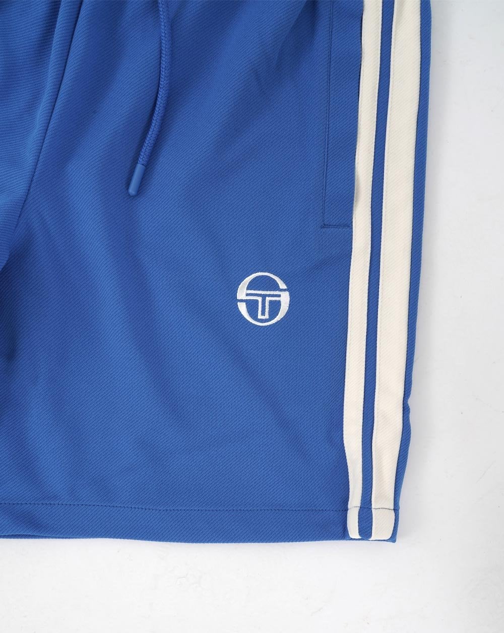 Sergio Tacchini Striped Casual Shorts Blue - Image 2