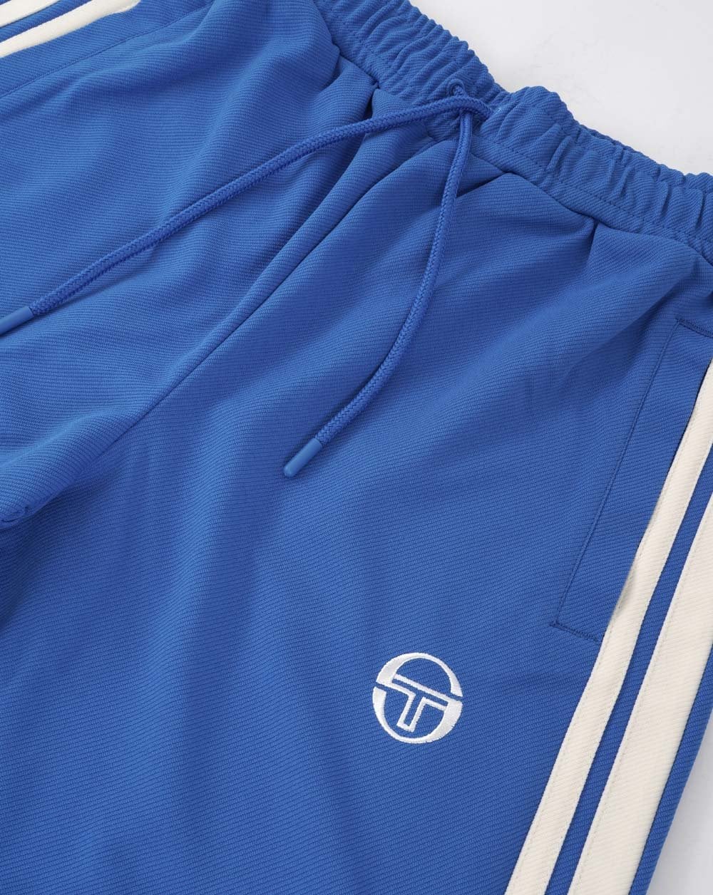Sergio Tacchini Striped Casual Shorts Blue - Image 3