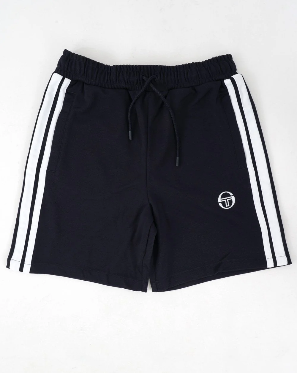 Sergio Tacchini Striped Casual Shorts Navy