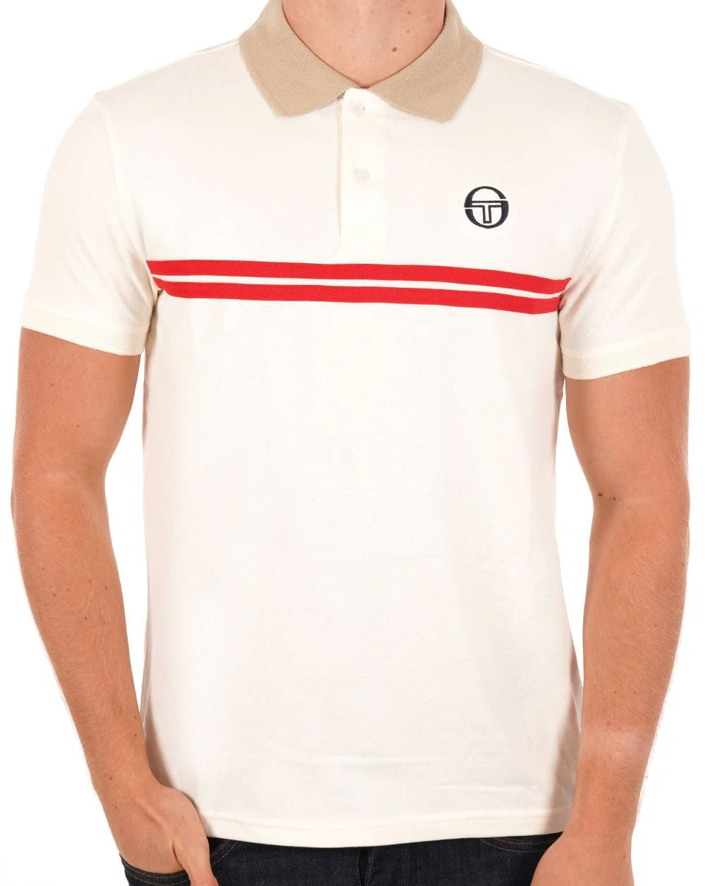 Sergio Tacchini Supermac Polo Shirt Gardenia