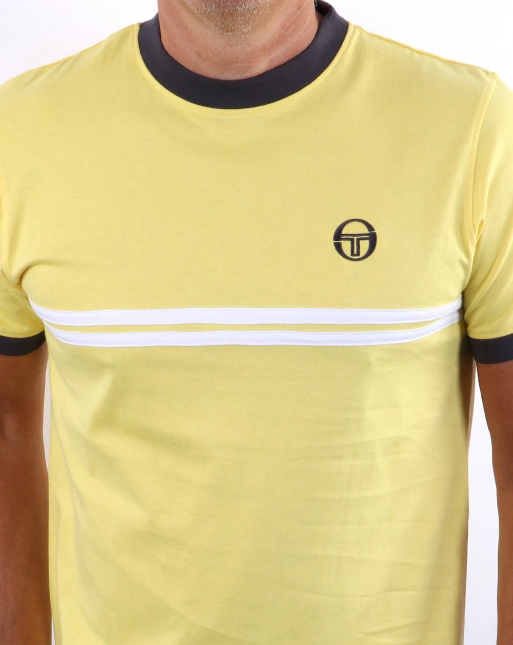 Sergio Tacchini Supermac T Shirt Yellow - Image 2