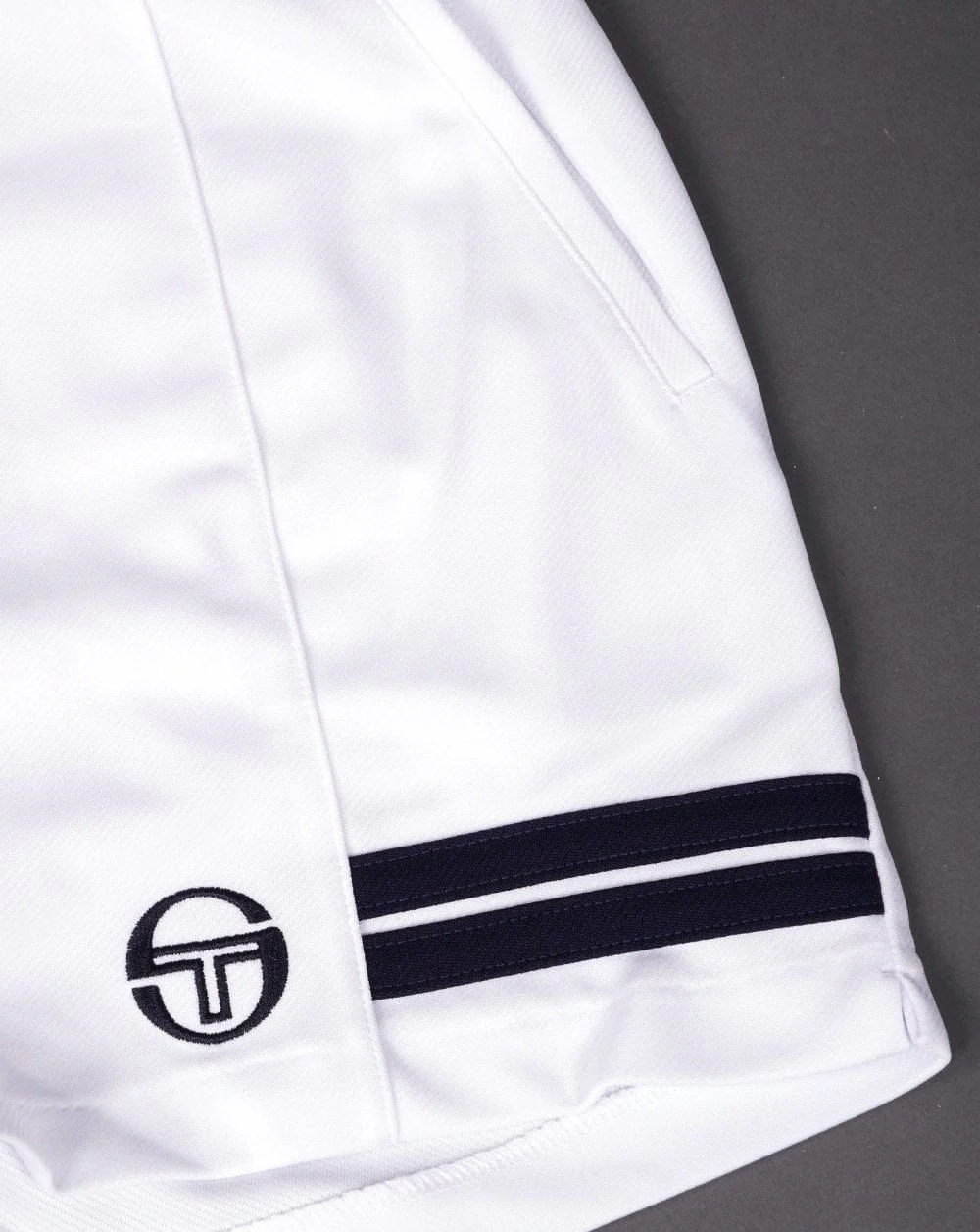 Sergio Tacchini Supermac Tennis Shorts White - Image 3