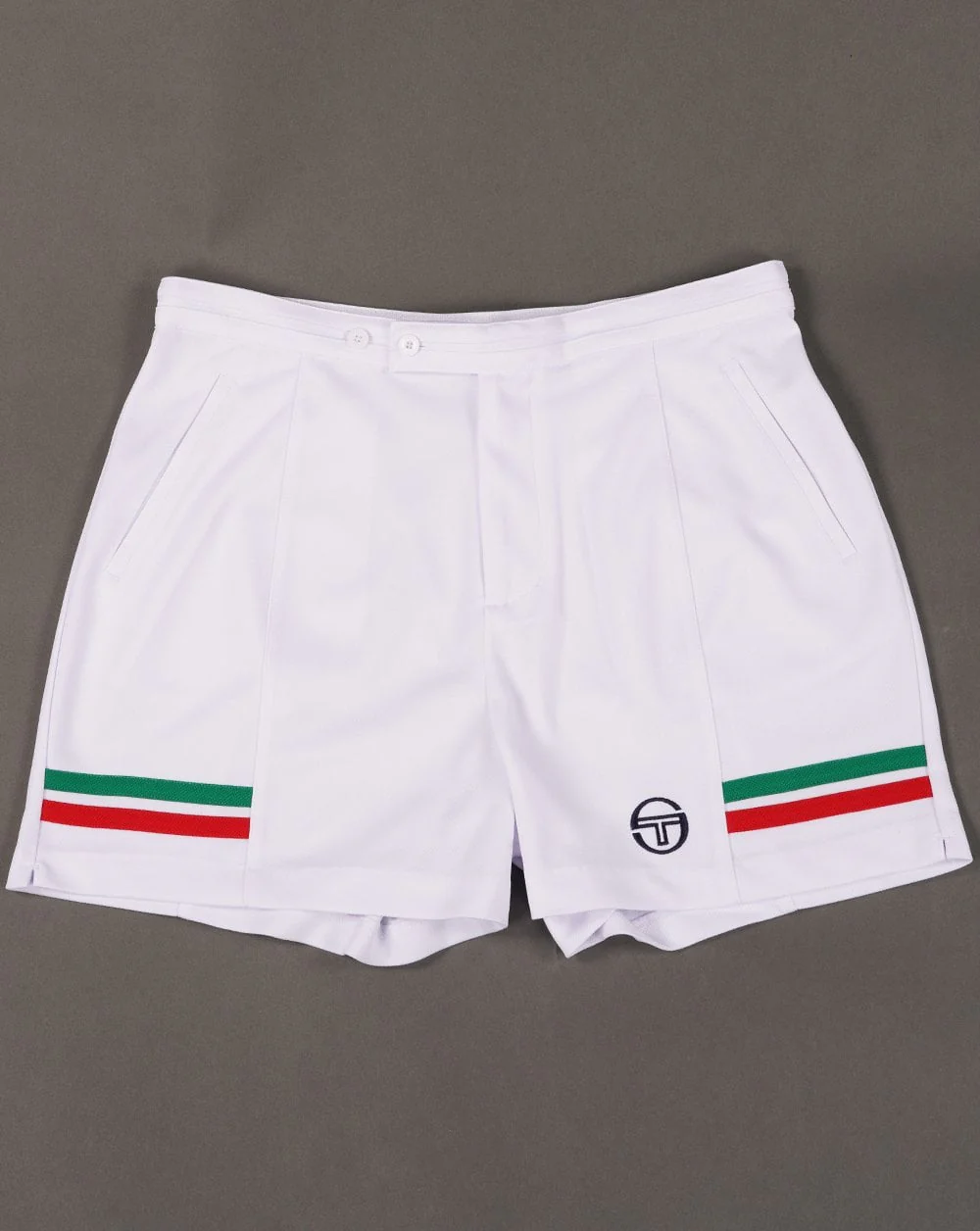 Sergio Tacchini Supermac Tennis Shorts White/Italia