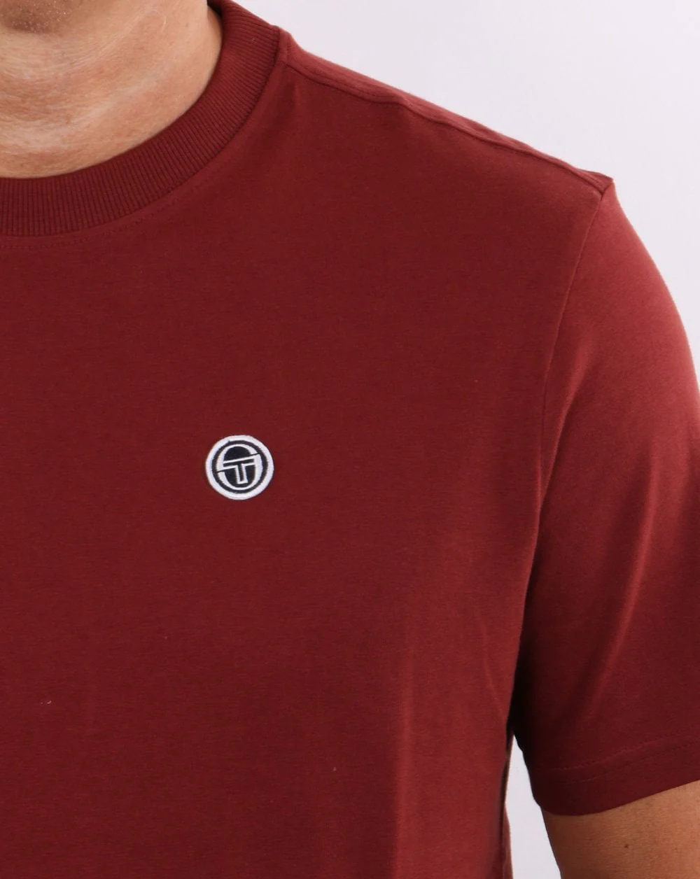 Sergio Tacchini T Shirt Claret - Image 2