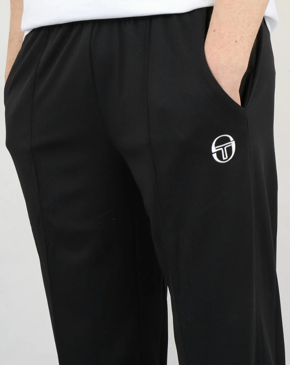 Sergio Tacchini Tamarindo Track Bottoms Black - Image 2