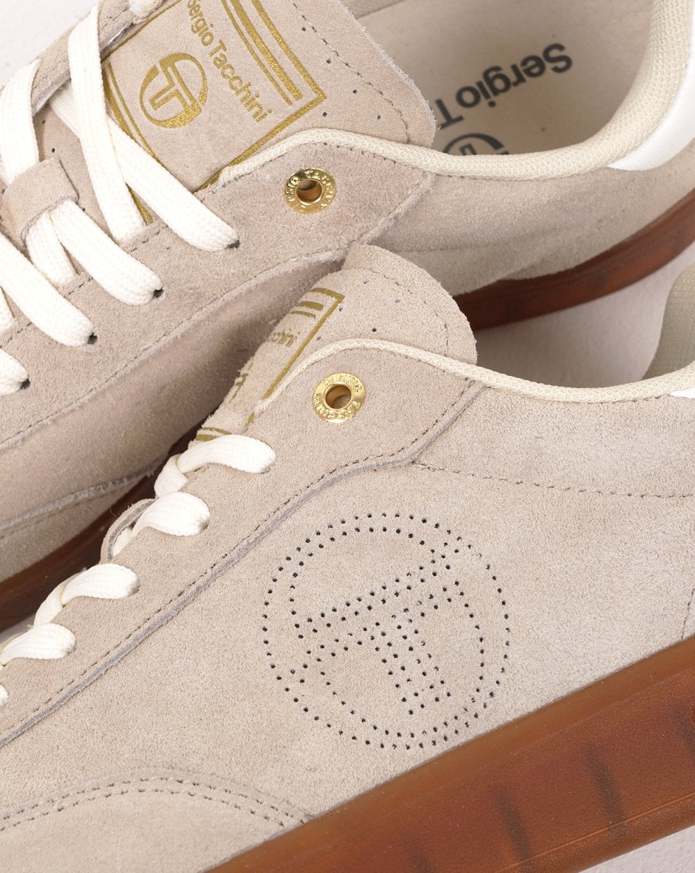 Sergio Tacchini Taormina Suede Trainers Light sand - Image 3
