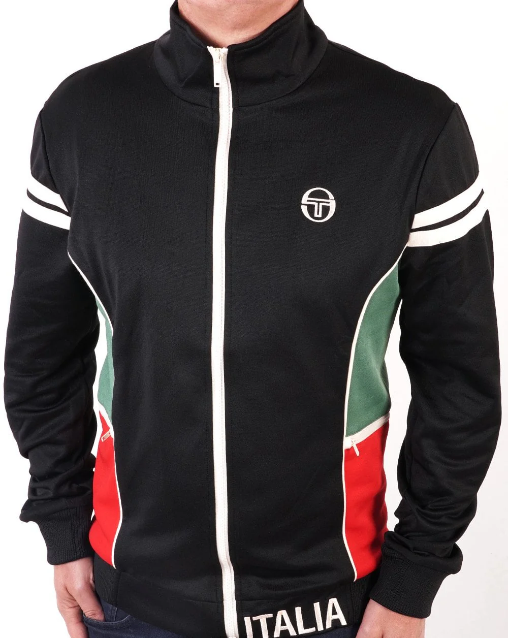 Sergio Tacchini Team Track Top Black