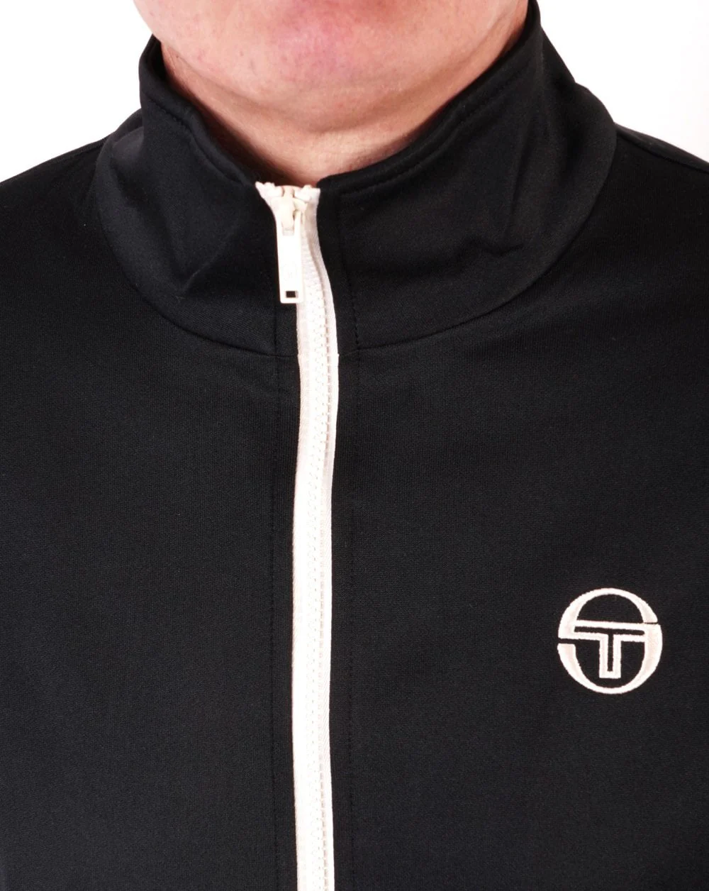 Sergio Tacchini Team Track Top Black - Image 2