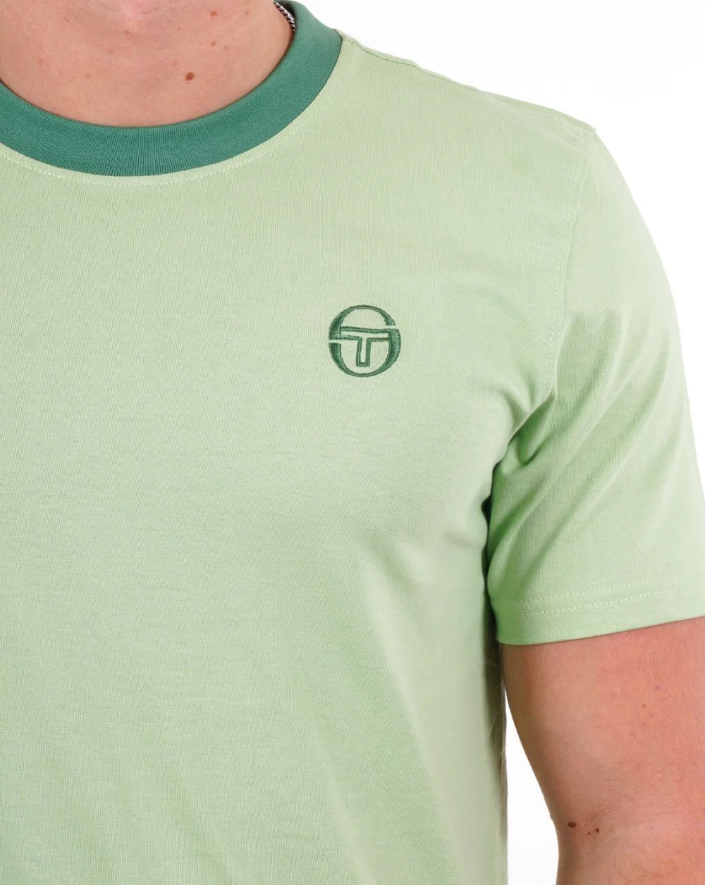 Sergio Tacchini Terme T Shirt Green - Image 2
