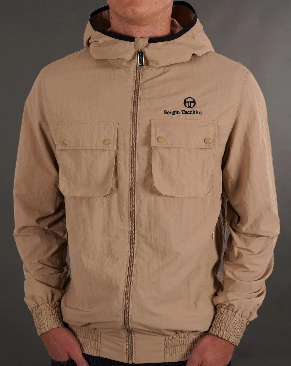 Sergio Tacchini Terrace Pocket Jacket Warm Sand