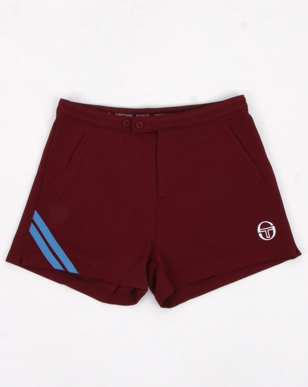 Sergio Tacchini Time Shorts Claret/Sky Blue